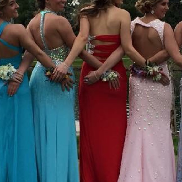 Red and sequin prom dress!!! - Picture 8 of 8